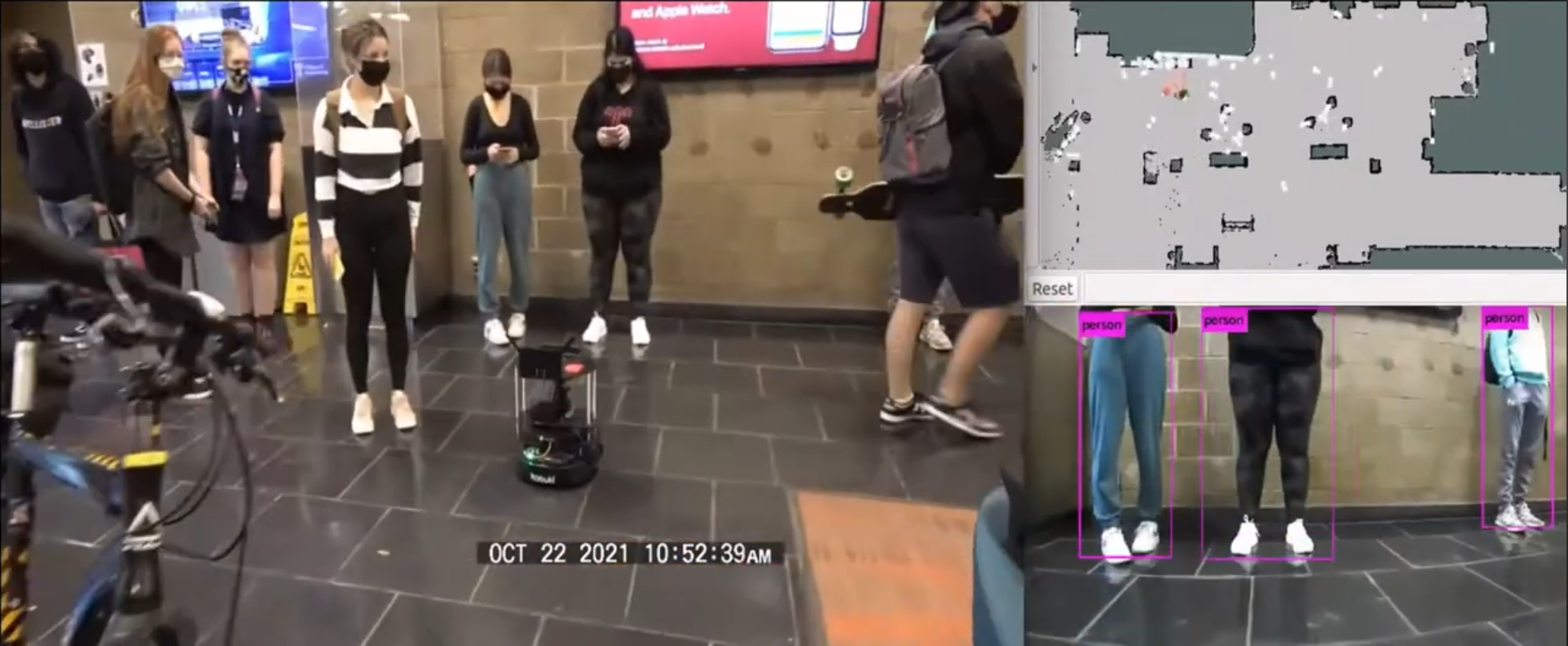 Safe Navigation Through Crowded Dynamic Environments